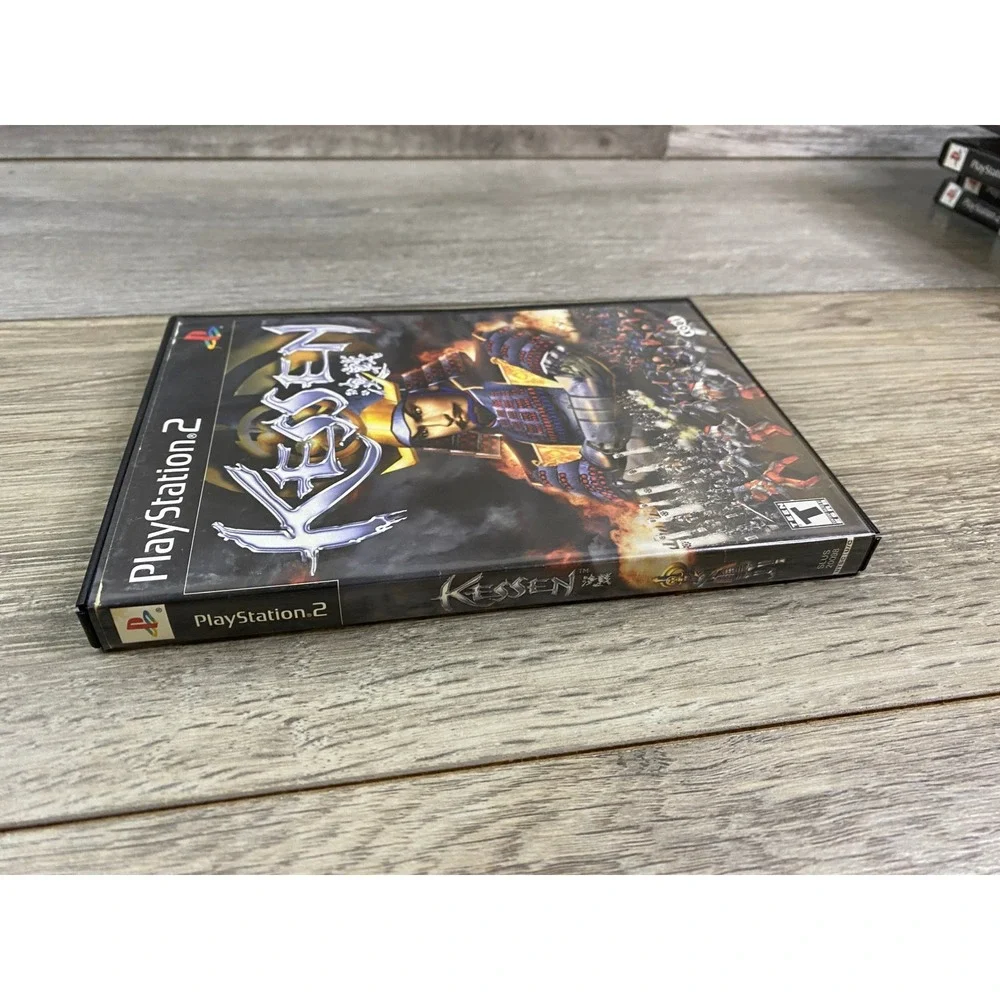 Kessen Sony PlayStation 2 PS2 2000 Real Time Strategy Koei SLUS-20098 no game